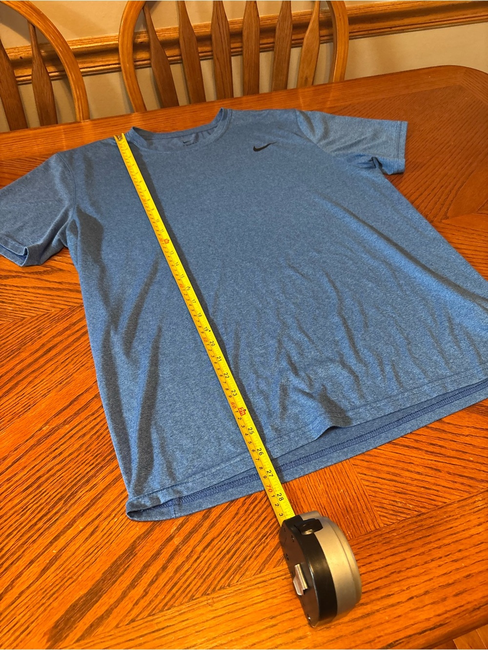 Nike Men's Heather Sky Blue Short-Sleeve Athletic Tee - Picture 7 of 7